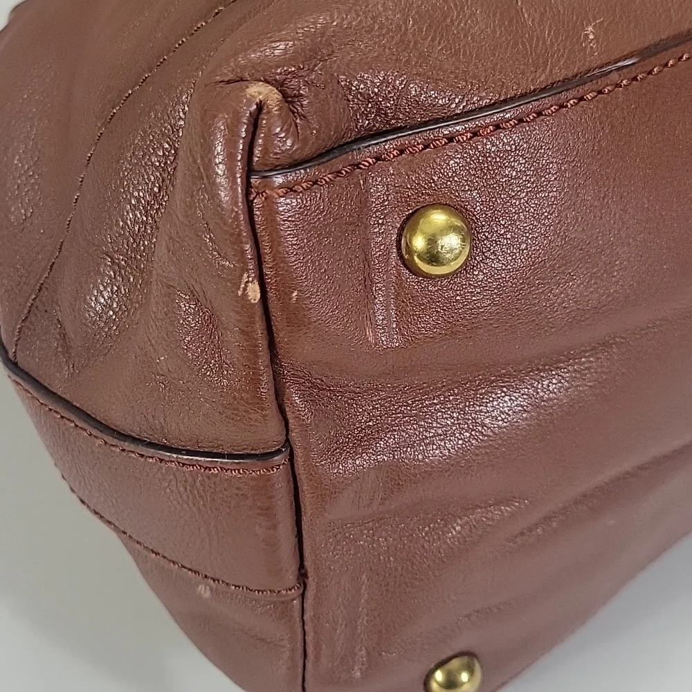 Frye leather ring